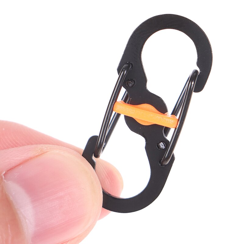 Camping Karabijnhaak Sleutelhanger Met Slot 8 Vormige S Gesp Klimmen Clip Key Clip Gesp Outdoor Camping Tool Karabijnhaak Voor Sleutels