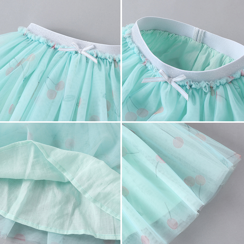 Jupe Tutu rose en Tulle pour filles, tenue de bal avec nœud, taille élastique, vêtements mignons pour enfants de 2 à 7 ans
