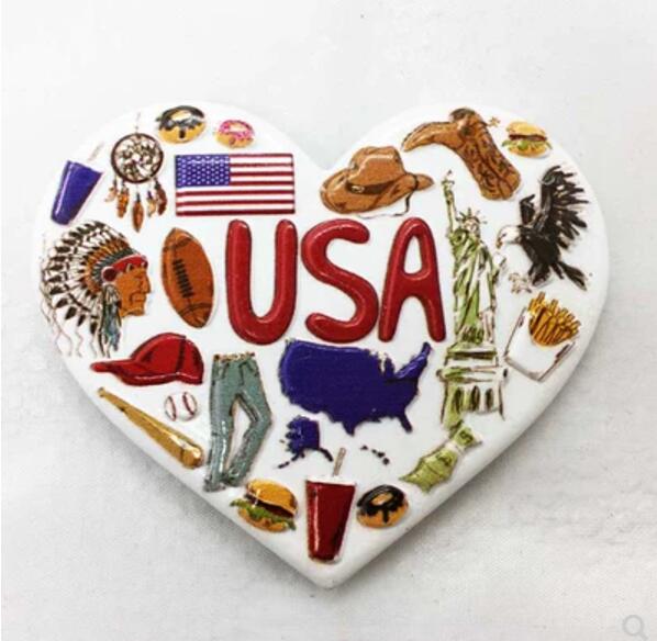 France, Germany, Italy Fridge Magnet Travel Souvenirs Home Decor Refrigerator Magnetic Stickers: 002