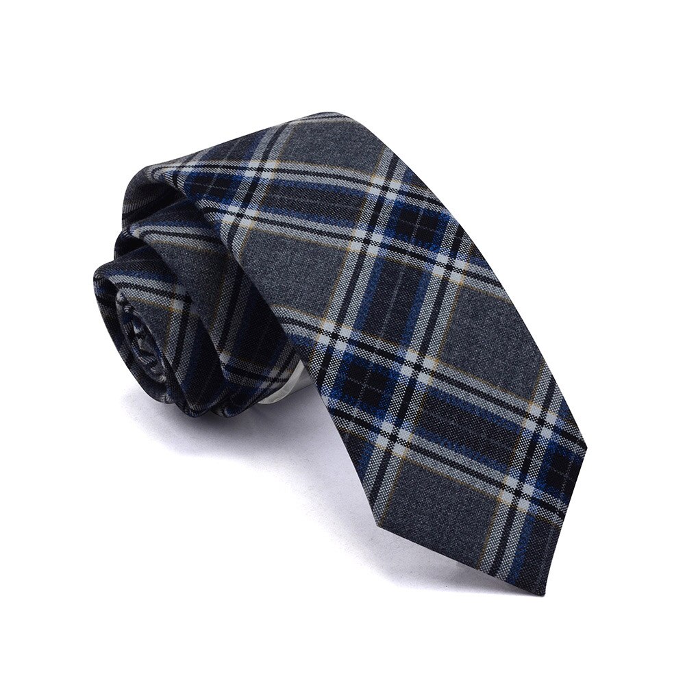 Gusleson slim slips 7cm plaid halsbånd til mænd tr jakkesæt materiale slips til bryllupsfest virksomhed rød grøn bomuld gravata: 12