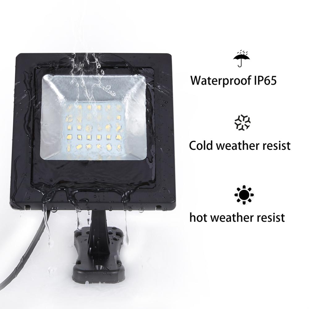 Solar- Licht Garten LED Flutlicht Mit Solar- Tafel 9,8 ft Kabel Lampe Landschaft Solar- LED Licht Sicherheit Für draussen beleuchtung