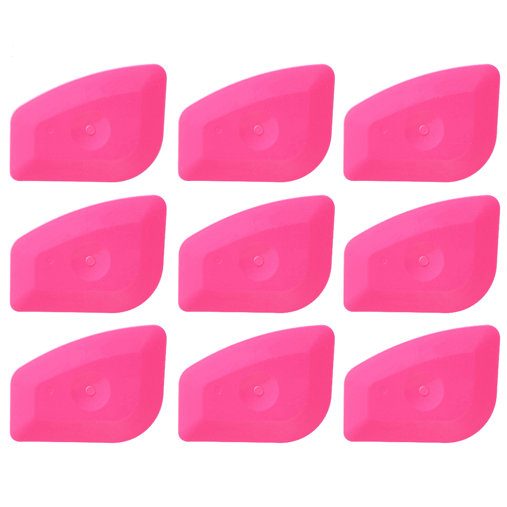 Multilaterale Zachte Blauwe Zuigmond Lil Chizler Vinyl Label Schrapen Tool Auto Stickers Decals Zeefdruk Teken Maken Craft A25: pink hard squeegee