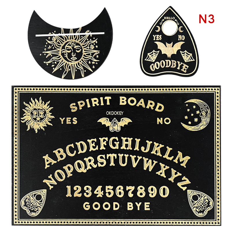 12inch Wooden Divination Pendulum Board Engraved Magic Board Ouija Board Metaphysical Message Witch's Pendulum Board Kit: ROYAL BLUE