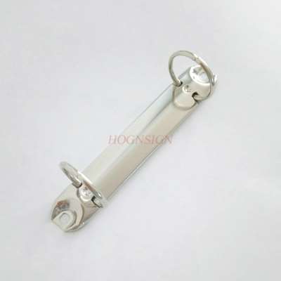 10 szt. Klips z dwoma otworami klips robić segregatorów zacisk okrągły mocna stal nierdzewna teczka sprzętu akcesoria piśmiennicze