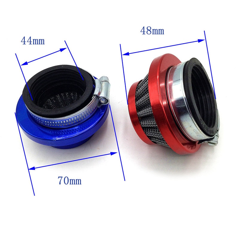 Air Filter 2 stroke for Pocket Bike 47cc 49cc engine carb carburetor Mini Quad ATV Dirt Bike MiniMoto Go Kart Buggy