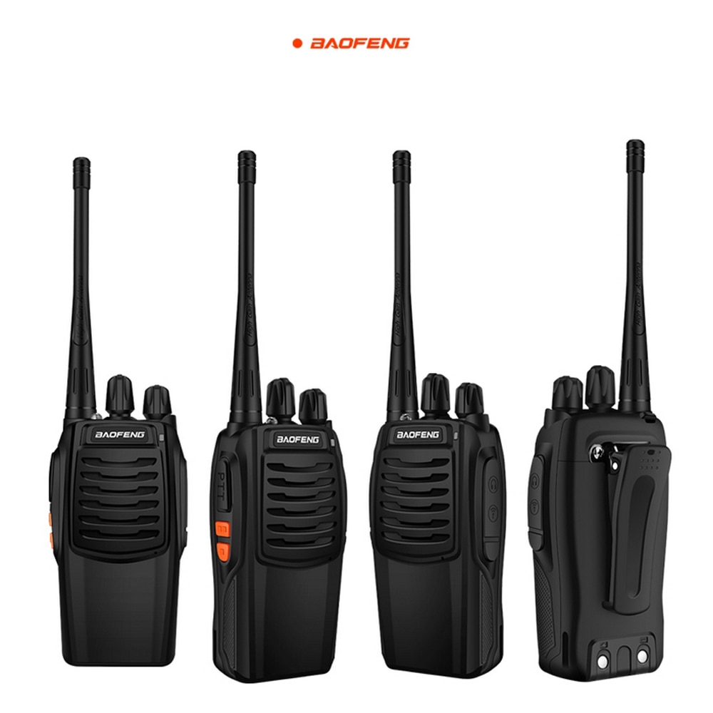 Baofeng bf -c1 walkie talkie 16ch tovejs radio woki toki uhf bærbar skinke radio 5w lommelygte pmr transceiver