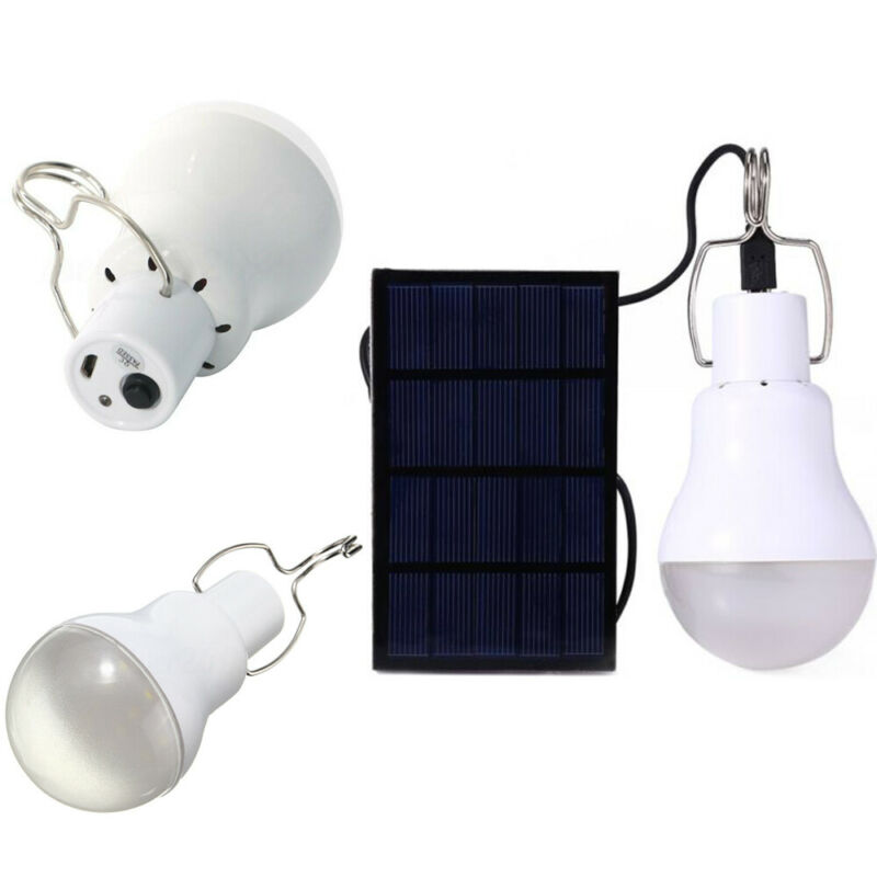 Portable LED Solar Lamp Charged Solar Energy Light Panel Powered Emergency Bulb For Outdoor Garden Camping Tent Fishing