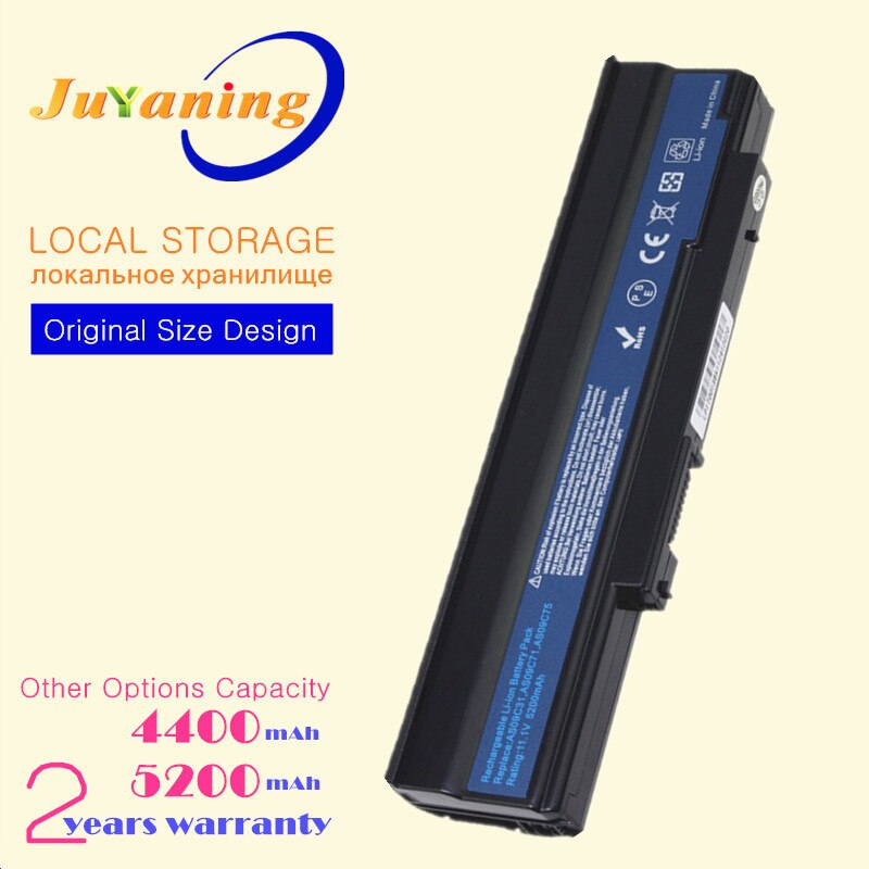Portátil batería de 5635 a 5635G 5635ZG ZR6 5635Z AS09C31 AS09C70 AS09C71 AS09C75 para Acer Extensa 5235 6 celdas