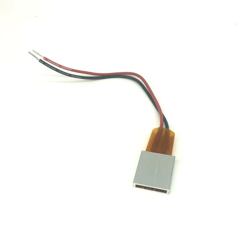 Plaque chauffante PTC en céramique | 2 pièces 25*21*5mm 12V/24V/220V Thermostat en aluminium, élément de plaque chauffante PTC