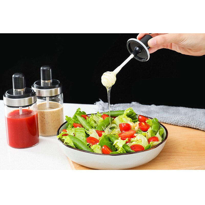 Conteneur de stockage d'huile et de miel | Boîte d'assaisonnement en verre de 250ML GQ999