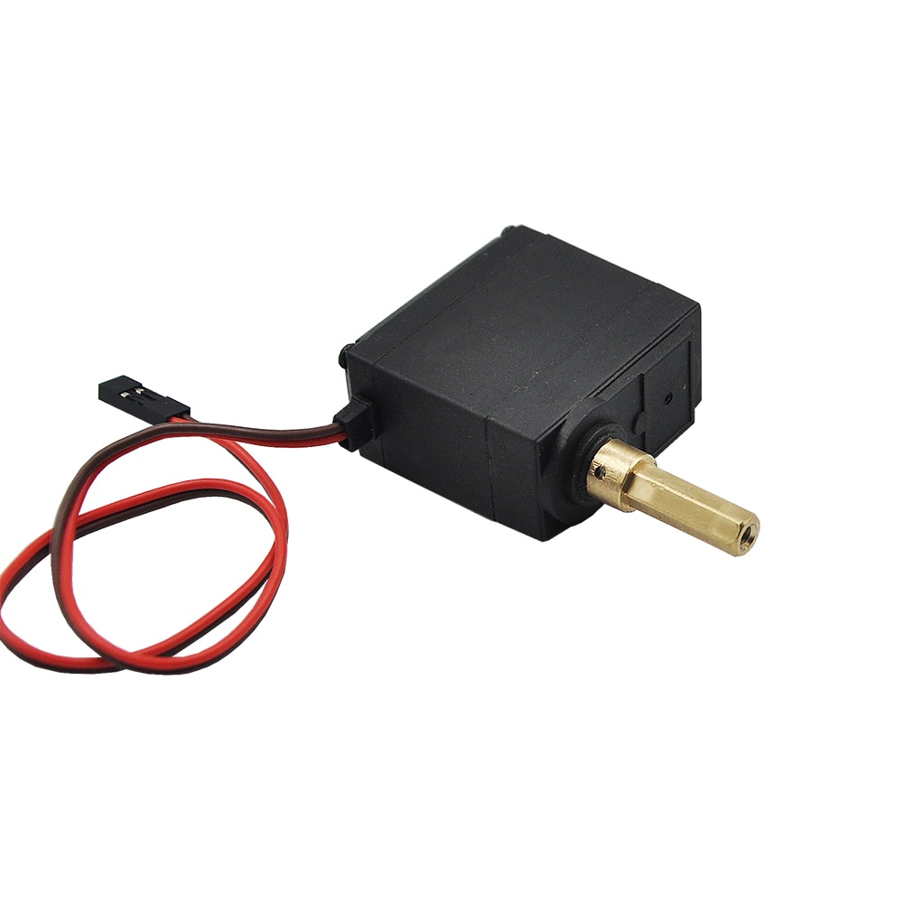 Mejora de Huina 1550/1592, servomotor para caminar con eje de Metal para 1/14, piezas de excavadora RC