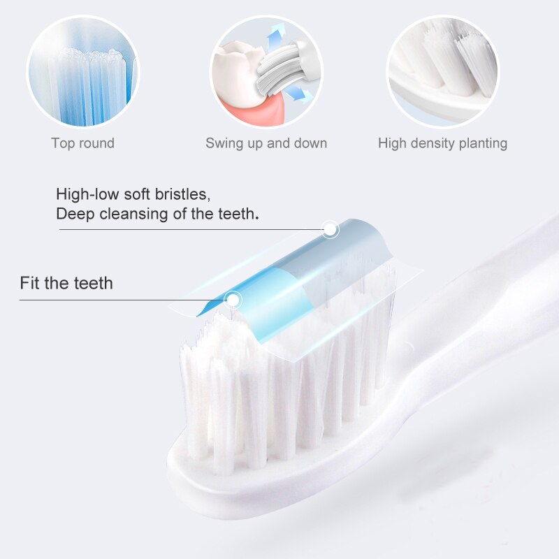 USB SEAGO Electric Toothbrush Waterproof 3 In 1 Battery Tooth Brushes Sonic Gum Health Ultrasonic Electric Brush Whiten Tool