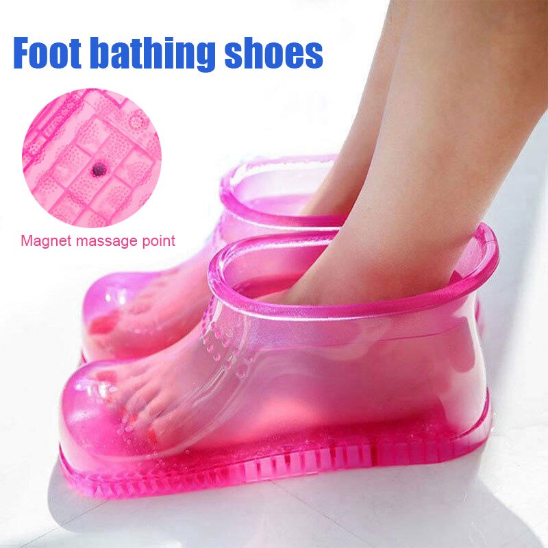 Foot Bath Massage Boots SPA Household Relaxation Bucket Boots Feet Care Compres Shoes C1