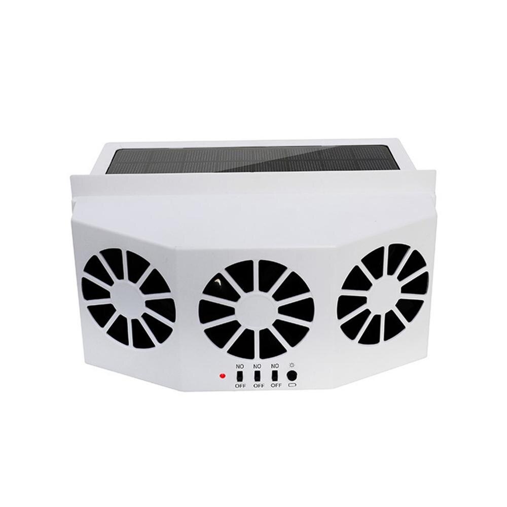 Solar Powered Car Cooler Front/Rear Window Radiator Exhaust Fan Auto Air Vent Fan Ventilation Radiator Cooling System: Type4