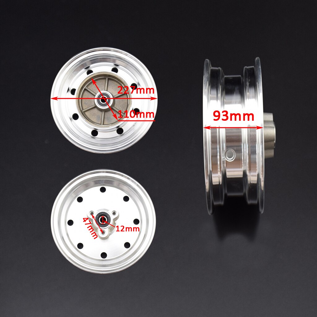 Galvani Felge für 3,00-8 hinten aluminium rad hub für Honda Affe Z50J Bike Kleinen Affen Motorrad Rad Geändert 12MM