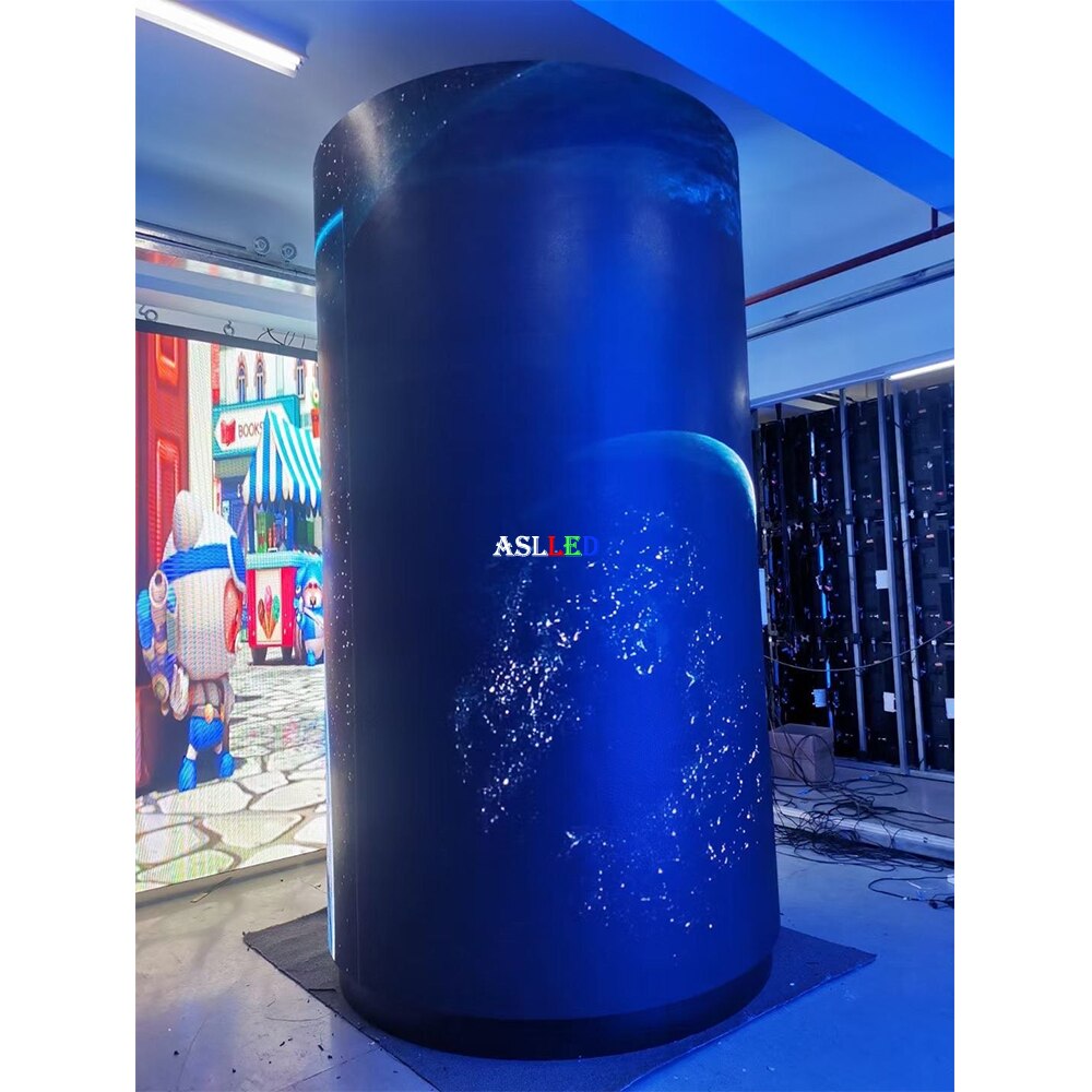 HD Curved LED Display Flexible Video Wall P2.5 Full Color Advertising LED Panel 320x160mm