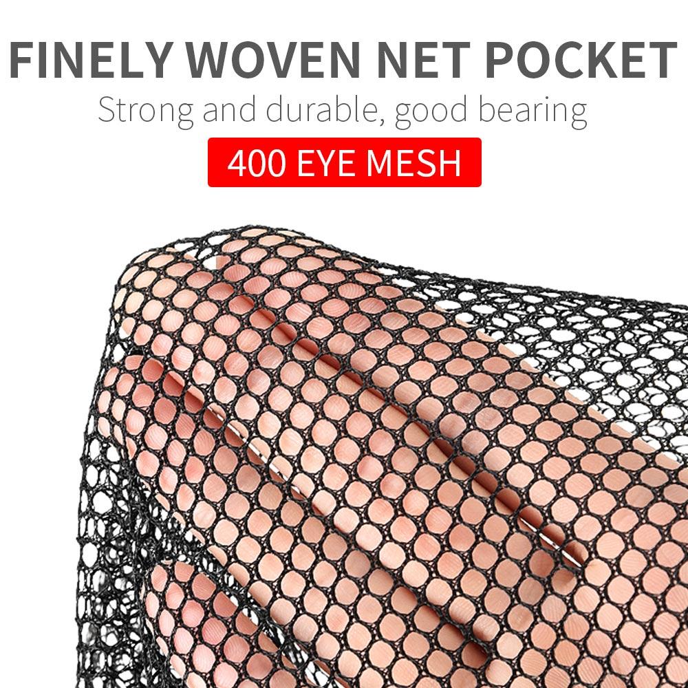 Aluminum Alloy Fishing Landing Net Telescopic Mesh Fish Catch Outdoor Fishing Folding Net for Bird Portable Release Lightweight