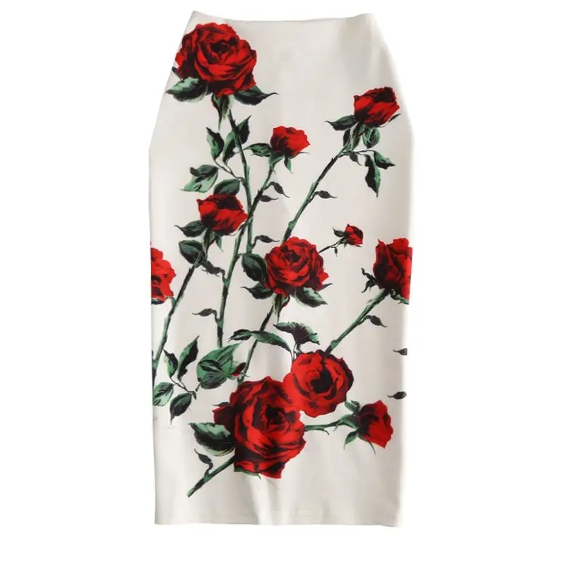 Sommernederdele kvinder højtaljet taske hofte split rosa vintage temperament nederdel til damer vild faldas mujer moda jupe femme: Xl / Sort