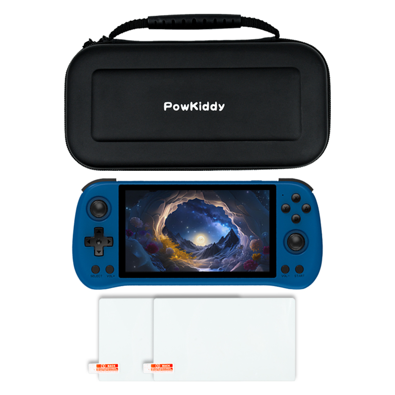 Powkiddy Bag For POWKIDDY X55 X28 Handheld Game Players Protect Bag Case X55 X28 Console Case Protective Film Protective Case