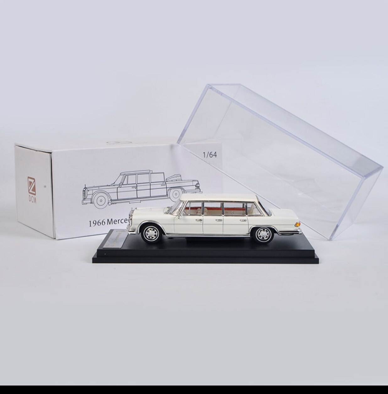 Specjalna DCM 1/64 Pullman600 Model odlewu samochodu rozszerzona symulacja modelu Pullman W100