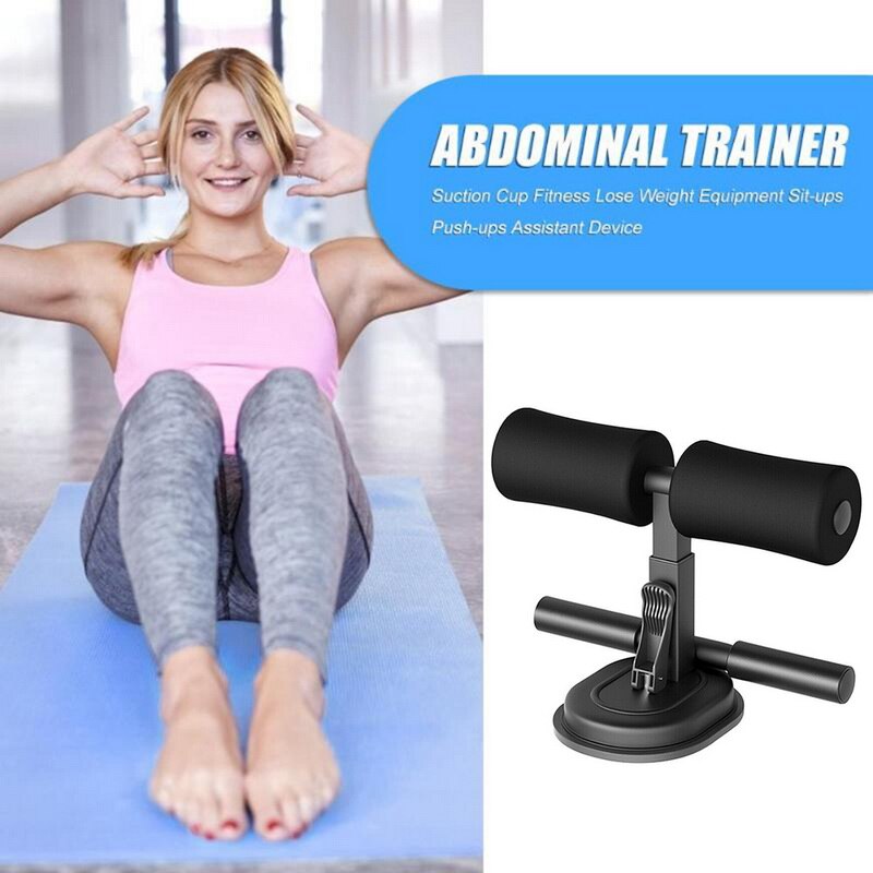 Assis barre Assistant de plancher Support d'exercice rembourré soutien de la cheville assis-Up formateur équipement d'entraînement pour la salle de sport à domicile Fitness voyage équipement