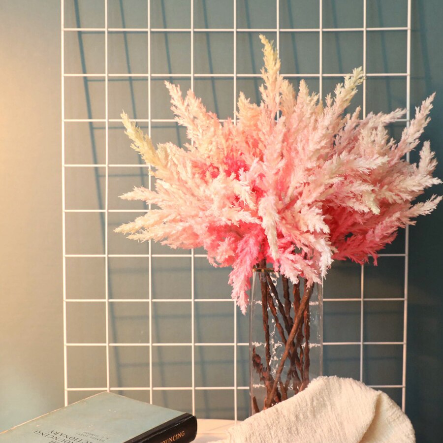 JAROWN Flocking Rime Flower Artificial Plant Wedding Decorations Flores Home Garden Decoration Mariage Sztuczne Kwiaty Flowers