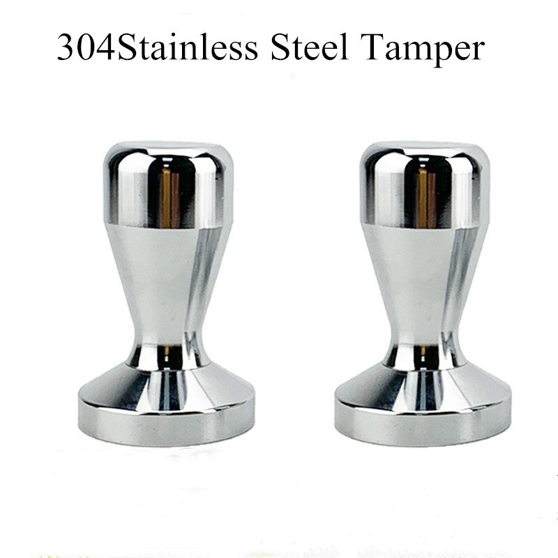 1cp espresso tamper café azul tamper máquina de café imprensa base plana barista acessórios têmpera 51mm 57.5mm 58mm