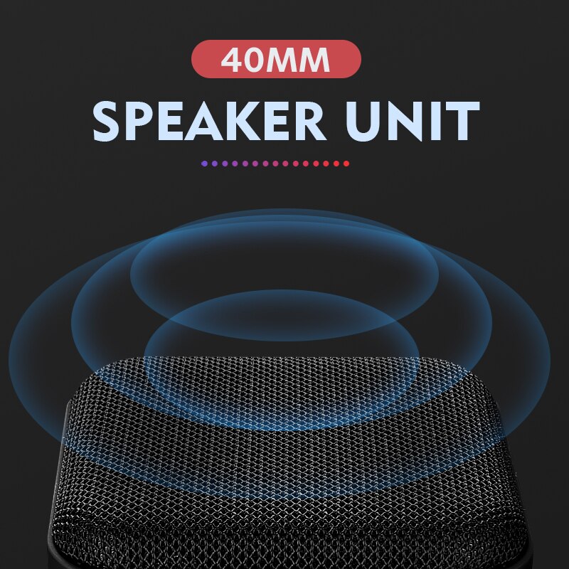 T5 Bluetooth Speaker Draagbare Draadloze Luidspreker Sound Systeem 3D Stereo Muziek Surround Outdoor Speaker Ondersteuning Fm Tfcard