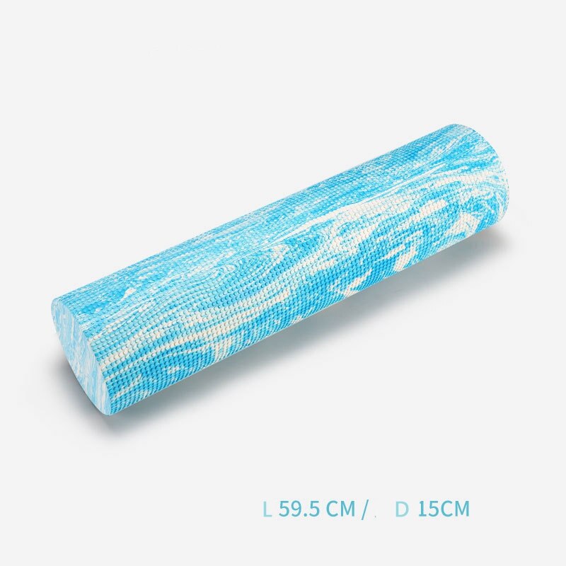 Yoga Block & Pilates Foam Roller - EVA Foam - Muscle Tissue Massage - Fitness Gym Workout Cushion: Blue 60CM