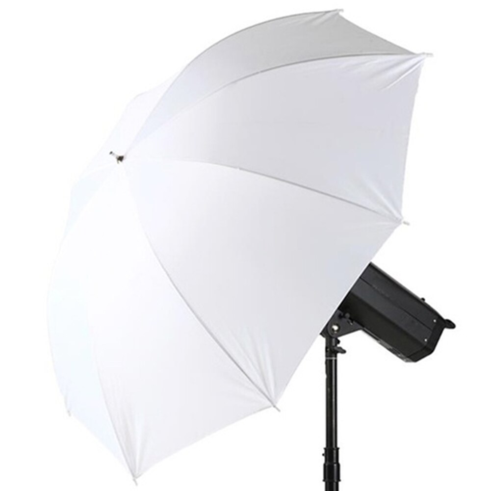 Fotografie Foto 33in/83Cm Soft White Translucent Diffuser Paraplu Houder Voor Studio Flash