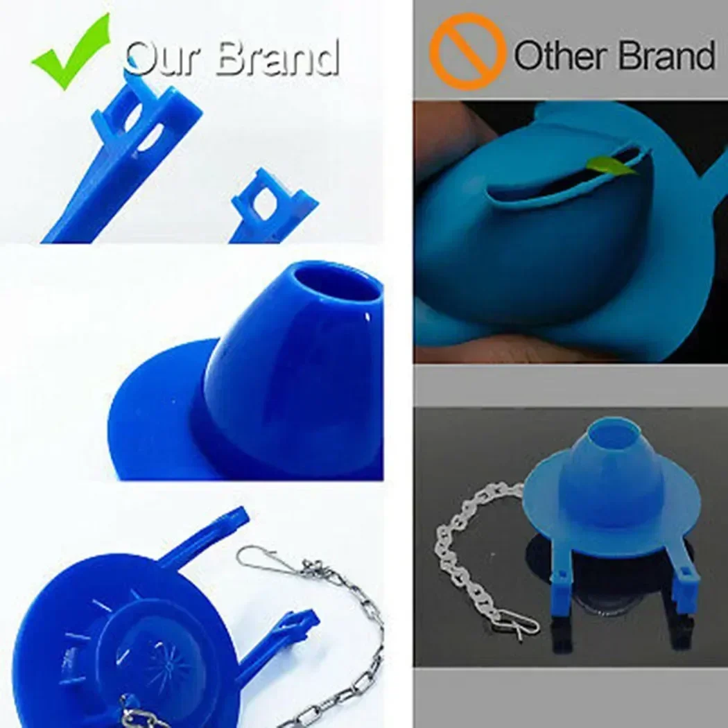 Toilet Aftapkraan Flush Vervanging Rubberen Flapper Badkamer Tool Kit Universele Toilet Flapper Seal Verstelbare Tank Flap Cover