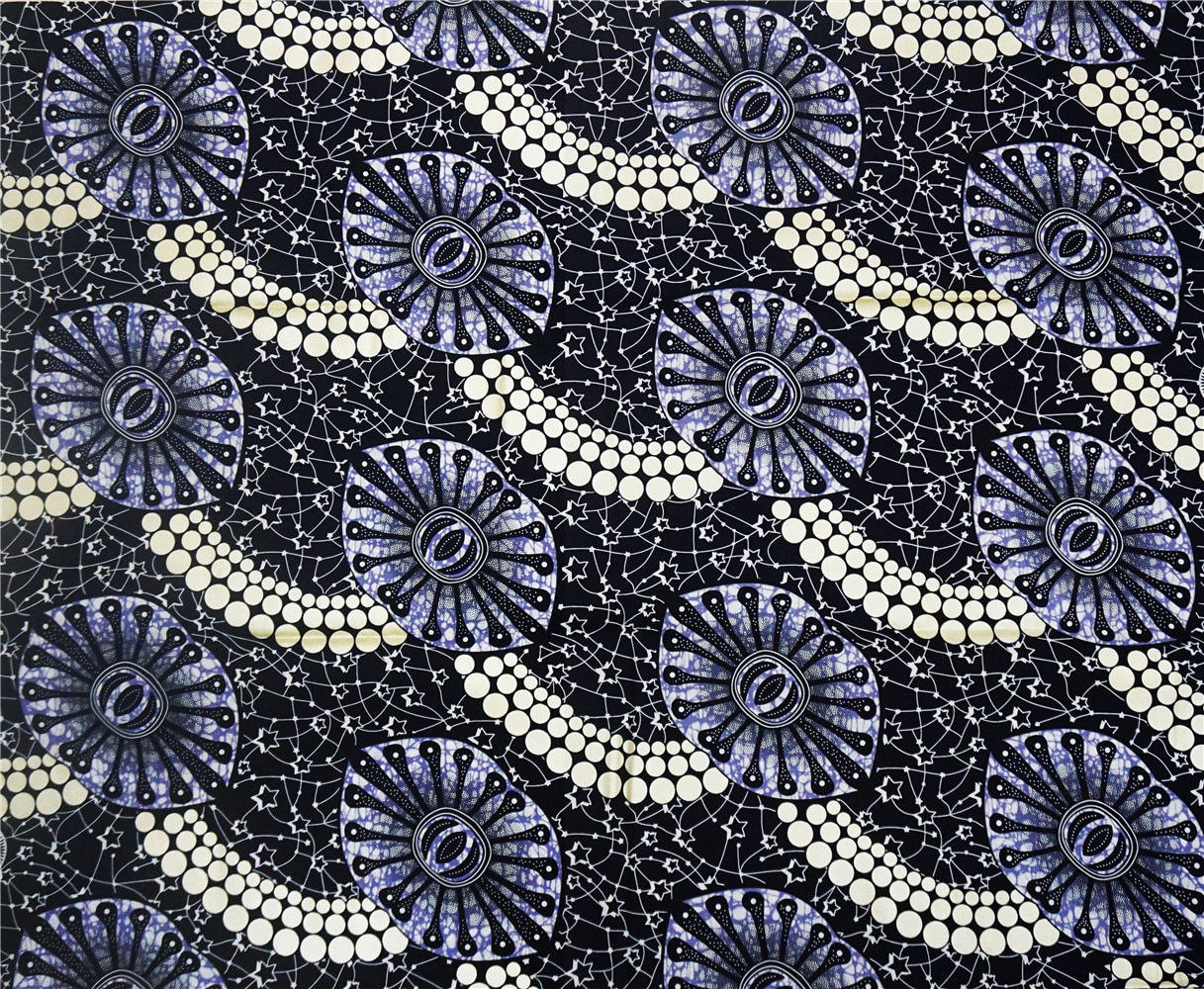 gold Wax golden wax Ankara African block wax prints fabric pure cotton 6 yards