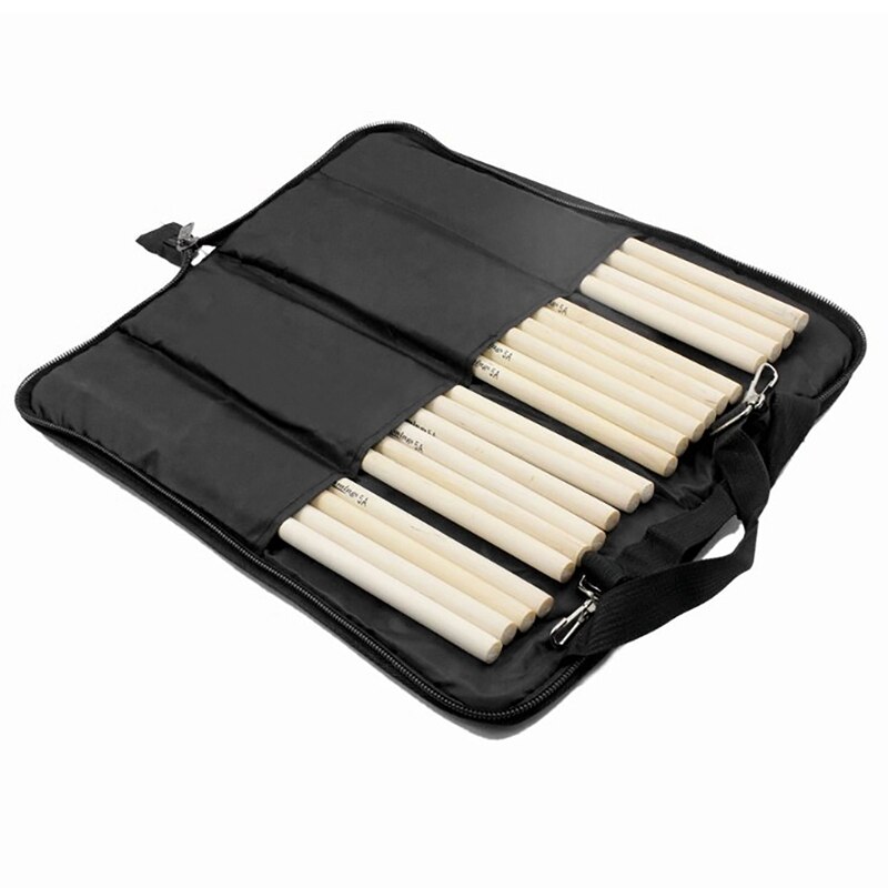 Drumstick Tas Drum Stok Zak Case Waterbestendig Oxford Doek Voor Drumstokken Tas Handige Riem Gegrepen Handvat pocket