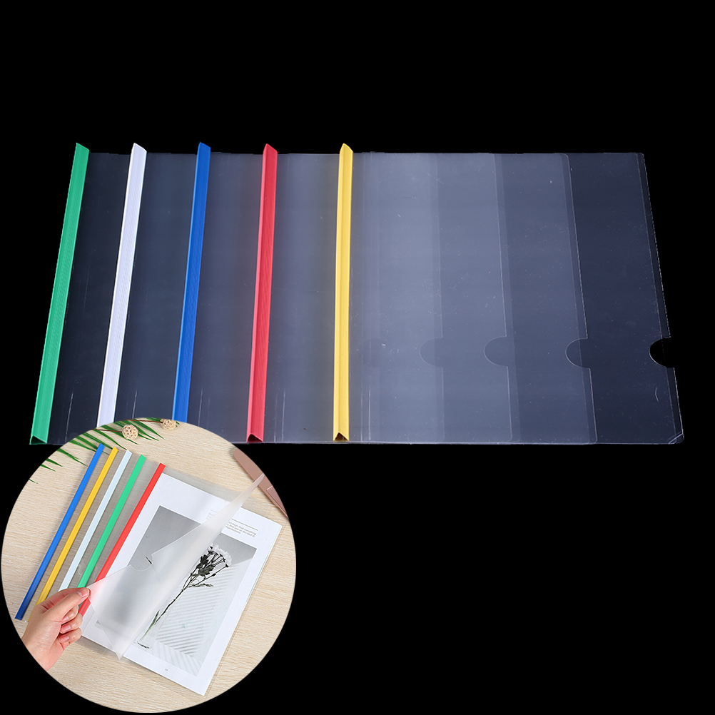 5pc Paper Booklet Folder A4 Document Storage colorful double-layer filing Products Insert Test