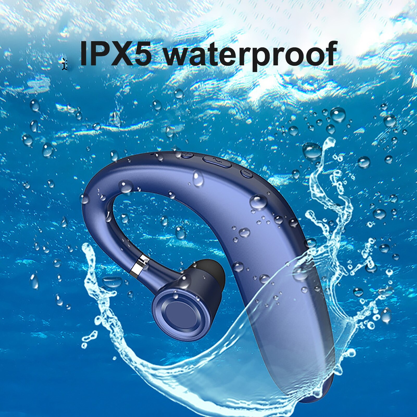 1pc bluetooth 5.0 draadloze oordopjes oorhaak zakelijke sport oorhaak oordopjes headset bluetooth oordopjes voor iphone samsung xiaomi