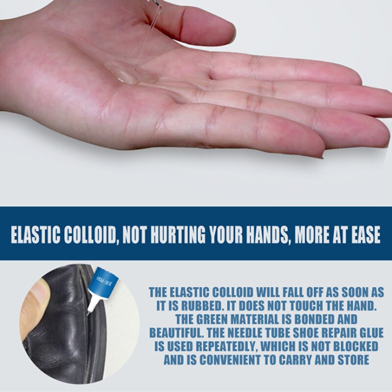 Colla per scarpe multiuso calzolaio adesivo riparatore di scarpe colla per scarpe resistente tutto'acqua strumento speciale per la cura della colla in pelle