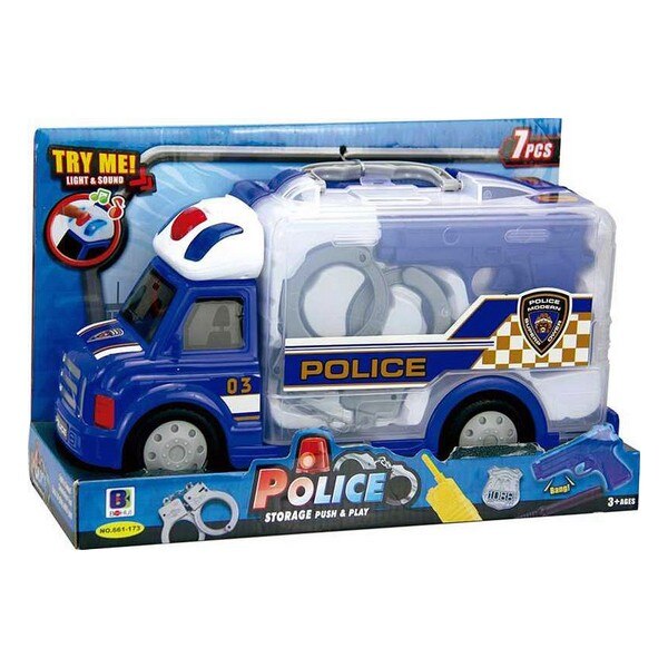 Camion Polizia portato Azzurro