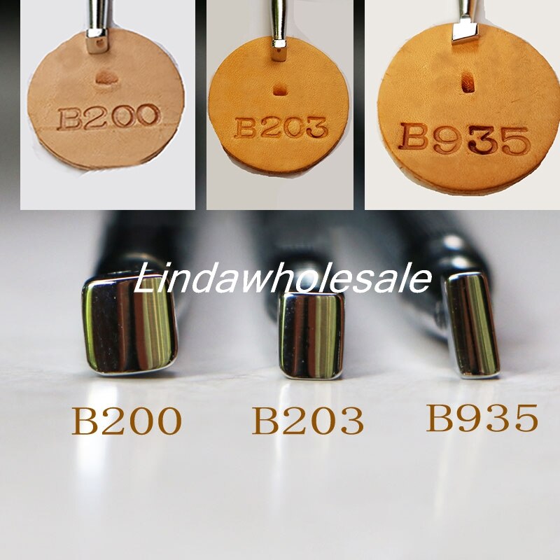 Leer graveren gereedschap B203/B200/B935, stempelen tool, metalen stempelen gereedschap
