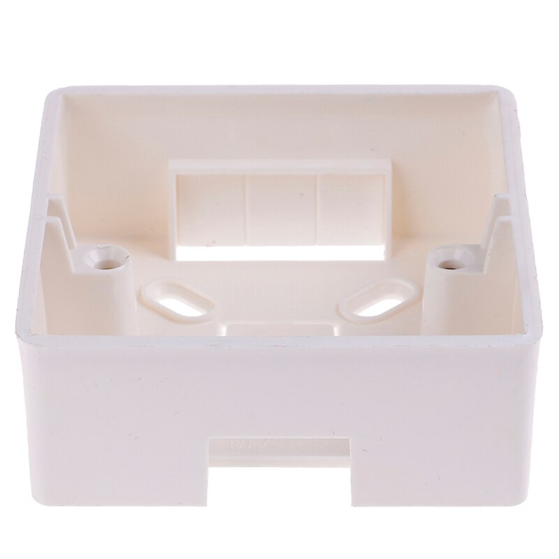 1PC Junction Box 86 Type Switch Socket Base Outfit Junction Box Surface Mount Bottom Box