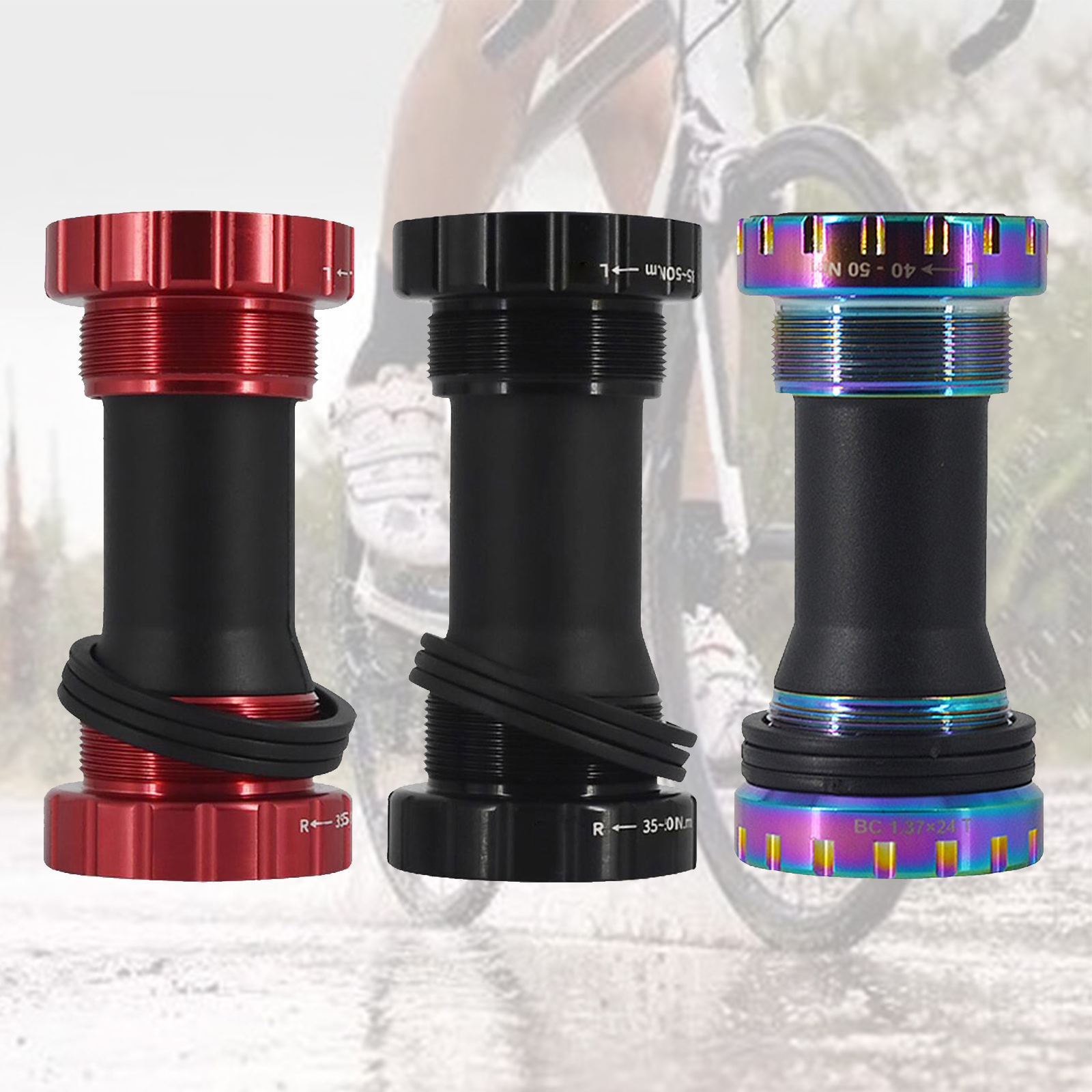 Deluxe Bike Bottom Bracket 68-73mm Integrated Hollow MTB Road Bike Bicycle BB01 Sealed Bearing Bottom Brackets Crankset Parts