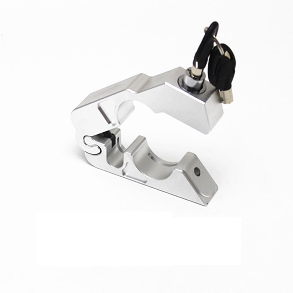HiMISS CNC Motorcycle Handlebar Lock Brake Lever Throttle Grip Security Lock Anti Theft Protection