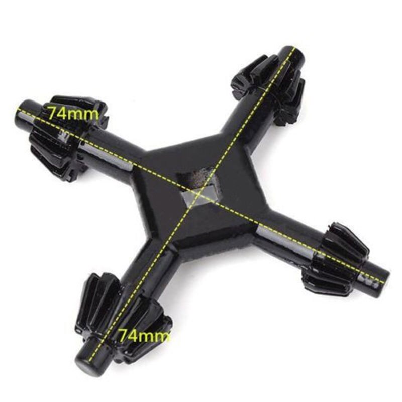 Drills Chuck Key 4 Way Metal Press Chuck Key Multifunctional Universal Combination Hand Tool 4 in 1 Fit Handled Drilling