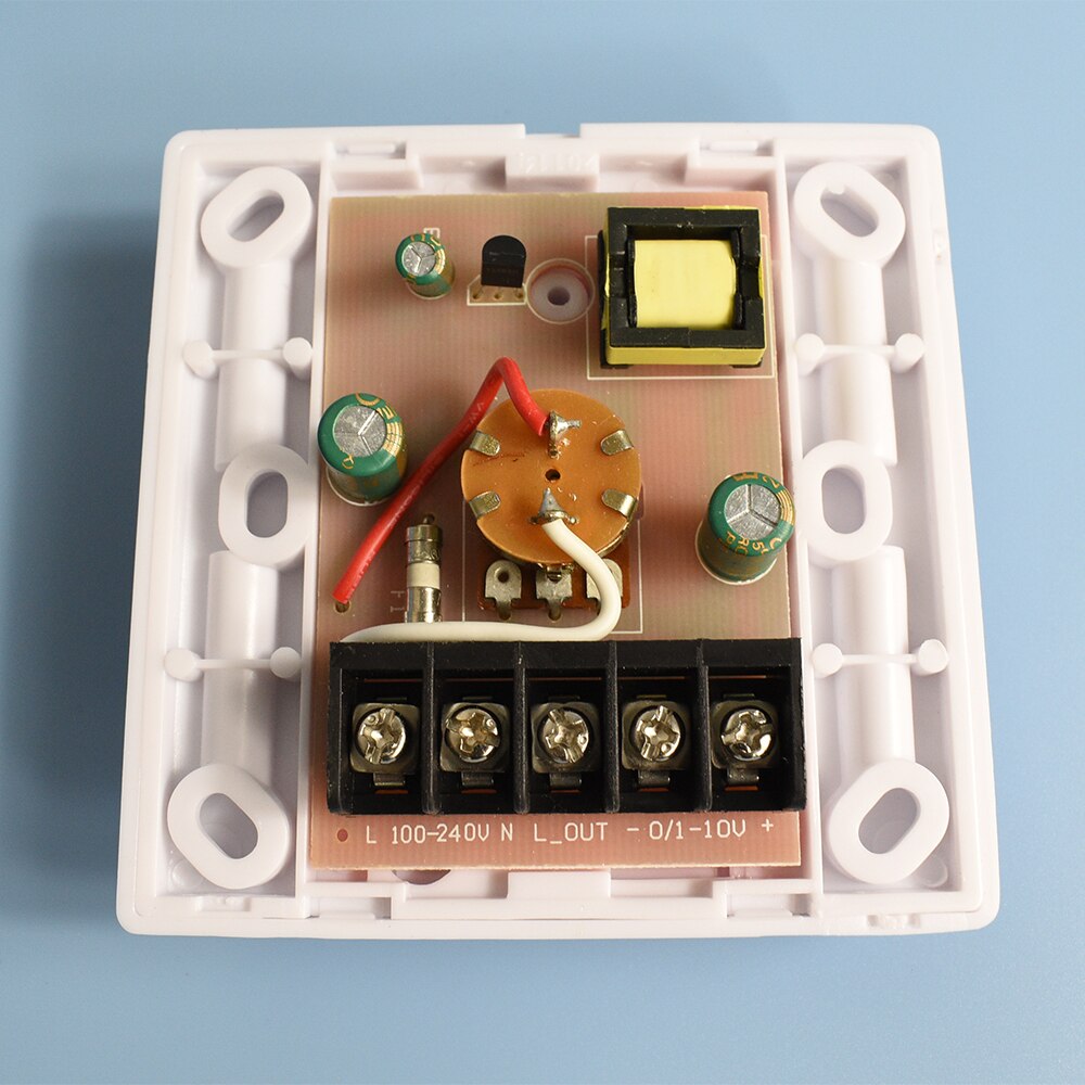 Regulador de intensidad de luz LED de 0 -10V, 1-10V, interruptor de atenuación de luz LED, brillo de AC110V 220V, Instalación fácil ajustable
