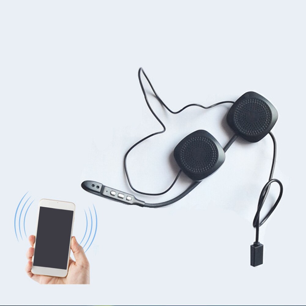 Auriculares inalámbricos para casco de Moto, a prueba de agua, antiinterferencias, manos libres, intercomunicador V4.2 para motocicleta
