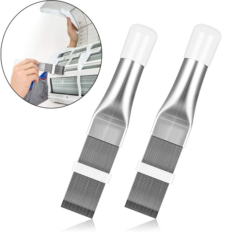 Schoonmaken Airconditioner Fin Reparatie Tool Coil Kam Een/C Hvac Condensor Radiator Universele Radiator Vouwen Borstel Schoonmaak Tool: C