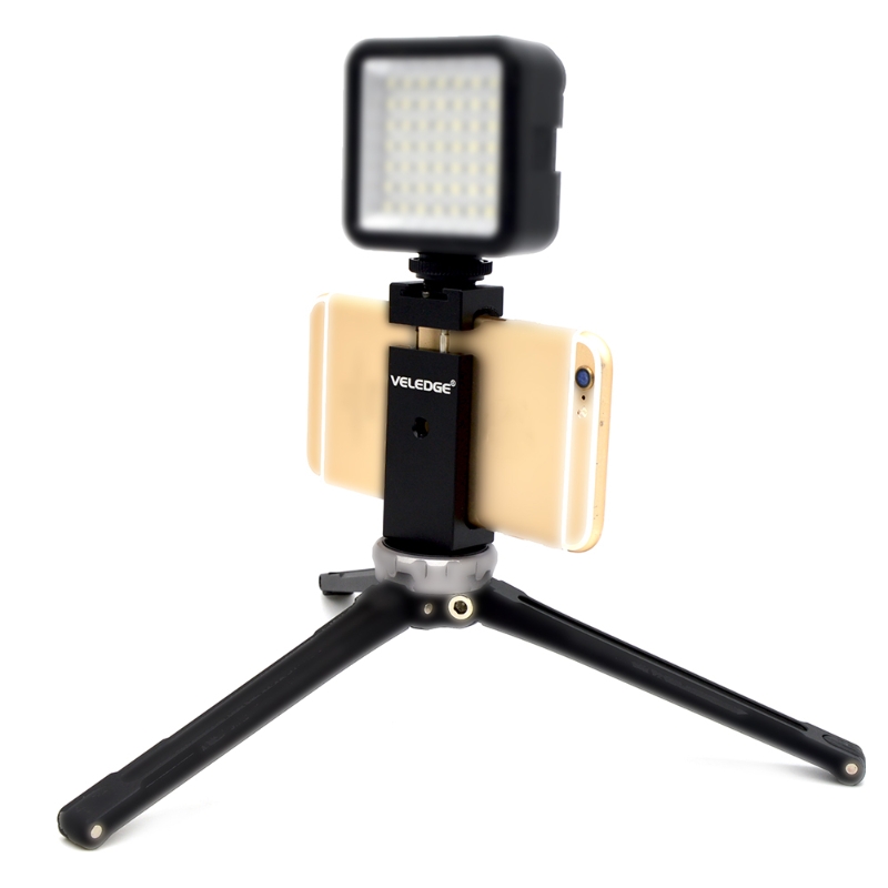 Support d'adaptateur de montage sur trépied de téléphone avec Clip de chaussure chaude pour iPhone X 8 7 Samsung