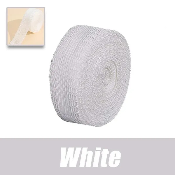5M Zelfklevende Broek Plakken Opstrijkbare Zoom Tape Broek Benen Rand Reparatie en Verkort Gereedschap DIY Naaien Stof Kleding Accessoires: L / Licht Groen