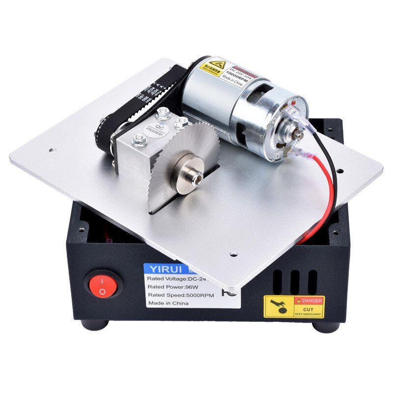 S2 desktop miniature table saw aluminum alloy mini small table saw DIY small cutting machine
