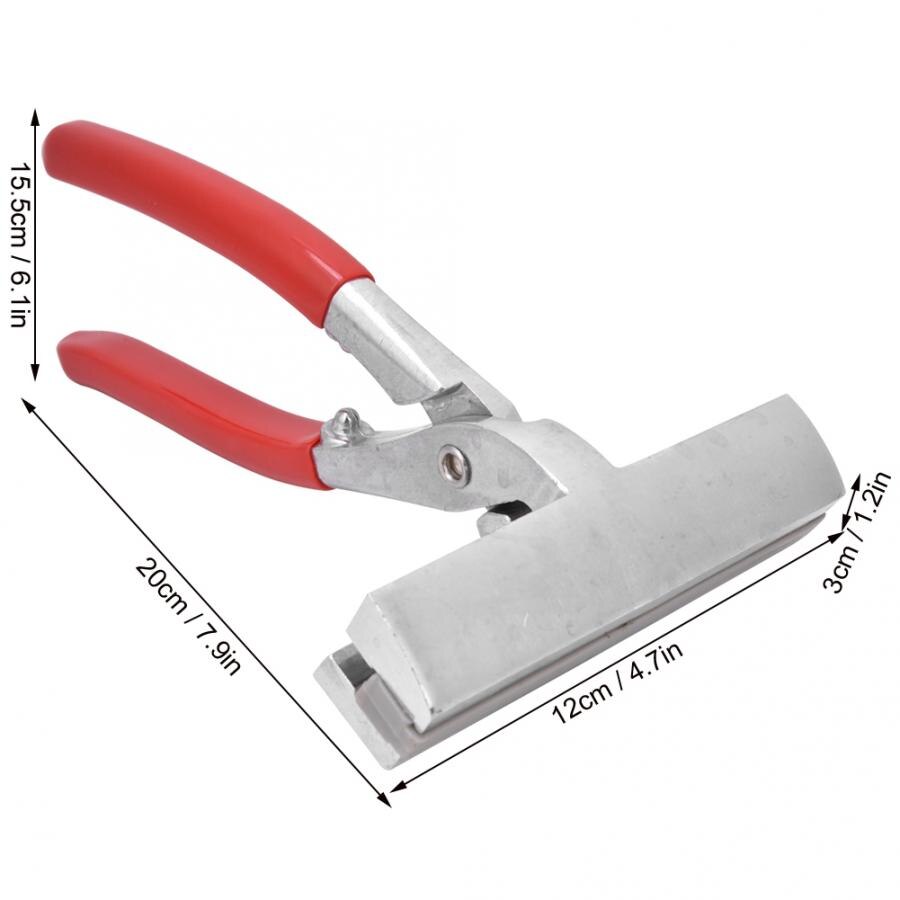 Stainless Steel Oil Painting Canvas Stretching Tool Pliers Red Handle with Spring