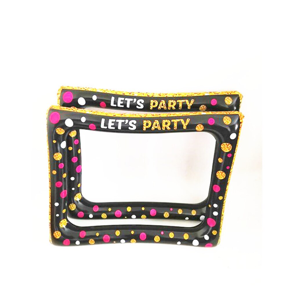 Year Photo Frame Inflatable Photo Frame Hand-held Photo Prop Photography Accessories Party Supplies
